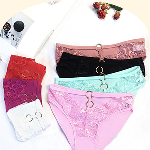 Conjunto de ropa interior de <span class=keywords><strong>mujer</strong></span> de colores mezclados, bragas de algodón de cintura media sólidas, lencería suave, nuevos calzoncillos de <span class=keywords><strong>mujer</strong></span>, calzoncillos tentadores para <span class=keywords><strong>mujer</strong></span> - Product Image 2