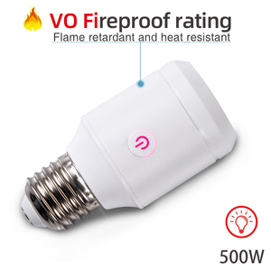 Produkthersteller <span class=keywords><strong>500W</strong></span> LED-Lichtfassung E26/E27 mit Fernbedienung, Kabellose Fernsteuerung E27 Lampenfassung - Product Image 2