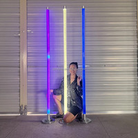 Professionnel Portable Bar Atmosphère Props Boîte De Nuit Nouvelle Mode Fête Filles Led Danse Pole Lounge