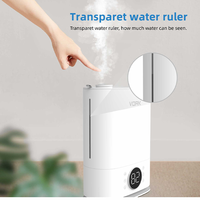 Humidificateur d'air intelligent grande capacité 7L, vente en gros du fabricant, humidificateur ultrasonique à brume froide et chaude pour la maison
