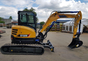 Produits les plus vendus : Mini-excavatrice sur chenilles compacte Sy50u pour projets utilitaires et municipaux - Product Image 6