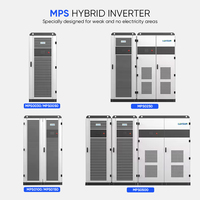 Micro-onduleur à raccordement au réseau Megarevo MPS50 30kva-500kw Système de stockage d'énergie commercial Onduleur solaire hybride avec triple sortie