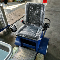 Voiture de guidage pour machine de marquage routier avec moteur à essence puissant et haute efficacité opérationnelle