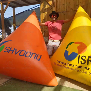 Boya inflable flotante de agua con logotipo personalizado para marcadores de carreras de agua - Product Image 5