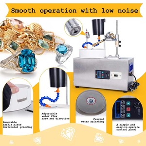 آلة صقل وجلخ مسطح للأحجار الكريمة والمجوهرات، ماكينة تشكيل الأوجه وجلخ الزوايا لشحذ السكاكين والمواد المعدنية والختم - Product Image 3