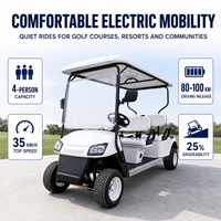 Mobil Golf Mewah Terlaris Harga Terjangkau Mobil Golf Listrik 4 Roda untuk Dijual dengan Berbagai Warna
