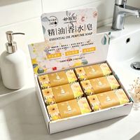 Sabun Batang Parfum Minyak Esensial Tanaman Buatan Tangan Aroma Bunga Prancis Mewah Melembapkan Membersihkan OEM ODM 250g