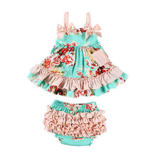 New Design Baby Clothes Set ,girl Summer Clothes ,girls Dress <b>Swing</b> <b>Top</b> Set - Product Image 3