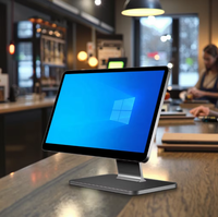 Système de point de vente tout-en-un ultra fin 15,6 pouces Win10/11/Android, caisse enregistreuse Windows, terminal de paiement
