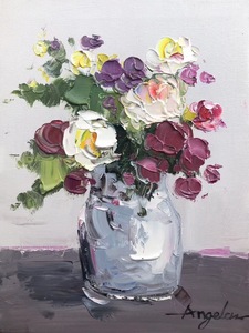 Peinture à l'huile sur toile faite à la main, <span class=keywords><strong>fleur</strong></span> <span class=keywords><strong>de</strong></span> <span class=keywords><strong>lotus</strong></span>, <span class=keywords><strong>décoration</strong></span> <span class=keywords><strong>murale</strong></span> - Product Image 5