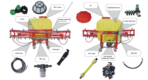 Spruzzatore a 3 punti montato su trattore 400L 600L pompa <span class=keywords><strong>per</strong></span> soffiatori di nebbia <span class=keywords><strong>per</strong></span> frutteto <span class=keywords><strong>vigneto</strong></span> azienda agricola - Product Image 5