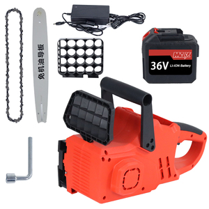 Scie à chaîne 1100W, moteur sans balais de 16 pouces, outil électrique pour le travail du bois, scie sans fil - Product Image 3