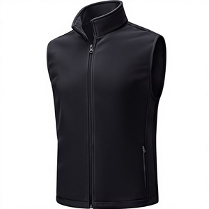 Men's Winter <b>Fleece</b> Vest Lightweight Sleeveless Jacket Stand Golf Running Hiking Breathable Warm Outdoor Sports Wholesale Bulk - Product Image 3