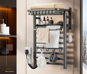 Fábrica de Estantes Calefactores y Secadores de Toallas - Estante de Almacenamiento Multifuncional y de Varios Tamaños para Baños y Lavaderos - Product Image 6