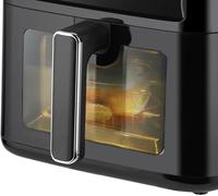 Friteuse à air intelligente de 7 L avec fenêtre visible, 12 fonctions, grandes friteuses à air pour la cuisine et la maison