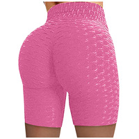 Short de course d'exercice de cyclisme à taille haute pour femme