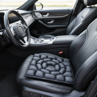 Coussin de siège gonflable ergonomique pliable en TPU, doux et confortable, pour le bureau et la voiture