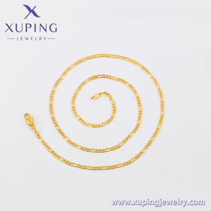 Bijoux xup en or 24k, Simple chaîne de luxe, <span class=keywords><strong>collier</strong></span> de Couple, bon marché, arabie saoudite, plaqué, vente en gros, A00896115 - Product Image 6