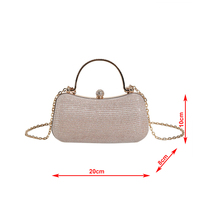 Nuevo Bolso de Hombro de Cadena Dorada para Mujer, a la Moda, de Lujo, para Eventos Nocturnos, 2025