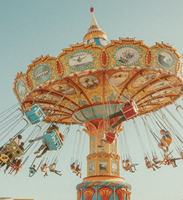 Manèges de fête foraine pour enfants, parc d'attractions, manège rotatif, mini-balançoire pour enfants