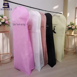 मुद्रित कस्टम शादी गाउन कवर पॉलिएस्टर बैग कस्टम ड्रेस बैग - Product Image 6