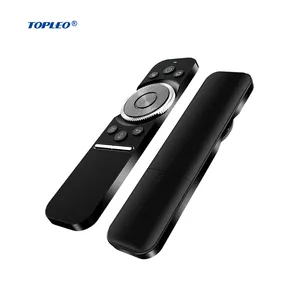 Topleo Wireless Air Mouse Mini Voice 2.4G Smart TV set top box universal remote control for projector Keyboard air mouse w1s