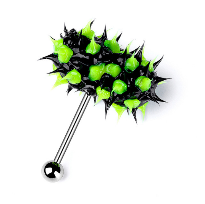 New Fashion Stainless Steel Vibrating Tongue Nail Piercing Jewelry Silicone Tongue  Ring Body Piercing Jewelry| Alibaba.com