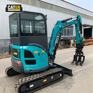 จัดส่งฟรี รถขุดดินขนาดเล็ก รถขุดตีนตะขาบ 2.5 ตัน ห้องโดยสารปิด ระบบไฮดรอลิก สำหรับขาย - Product Image 2