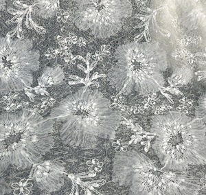 Tela de Encaje Floral Transpirable y Soluble <span class=keywords><strong>en</strong></span> Agua, 100% Algodón, <span class=keywords><strong>para</strong></span> Ropa o Vestidos Hawaianos, Tela de Encaje Bordada - Product Image 6