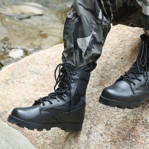 <span class=keywords><strong>Botas</strong></span> de Camuflaje de Microfibra Verde, Estilo Panamá, para Senderismo y Montañismo - Product Image 3