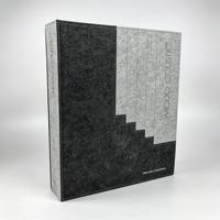 Carnet à anneaux personnalisé en feutre gaufré de 1,5 pouce, format lettre, classeur à 3 anneaux, dossier pour écouteurs A3 A5, coffret cadeau d'entreprise