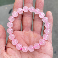 JD GEMS Femme Mode Pierre Fait Main Force Yoga Guérison Énergie Bijoux 5A Naturel Orange Madagascar Rose Quartz Bracelet