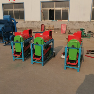 Mini <b>Harvester</b> Multifunctional Garlic Threshing Machine Gear Drive <b>Red</b> Color - Product Image 2