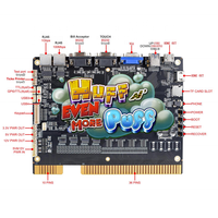 Huff N Even More Puff 2-en-1 : Carte de jeu verticale Skill Game Board Standard/Skill Preview avec carte PCB pour machine d'arcade et de divertissement