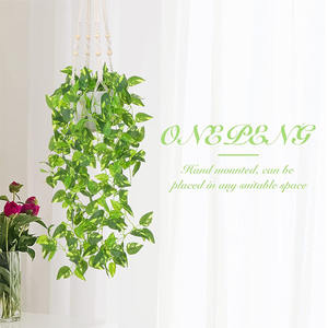 <span class=keywords><strong>Plantas</strong></span> colgantes <span class=keywords><strong>artificiales</strong></span> de imitación de hiedra, hojas de hiedra para pared, casa, Patio, decoración interior y exterior - Product Image 5