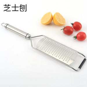 Rallador de queso de acero inoxidable, juego de 2 piezas, herramienta de cocina para verduras y frutas, apto para lavavajillas - Product Image 2