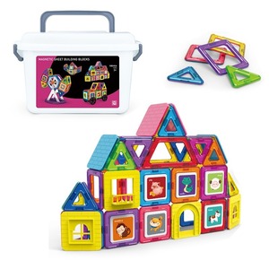 <span class=keywords><strong>Jeu</strong></span> de construction magnétique 3D pour enfants, 108/118 pièces, motifs animaux, avec boîte de rangement, idéal pour l'apprentissage et le <span class=keywords><strong>jeu</strong></span> des tout-petits - Vente Flash - Product Image 2