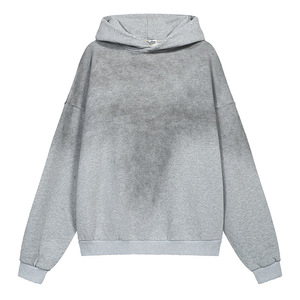 <span class=keywords><strong>Felpa</strong></span> <span class=keywords><strong>con</strong></span> <span class=keywords><strong>Cappuccio</strong></span> <span class=keywords><strong>Grigia</strong></span> Sfumata di Alta Qualità, Design Personalizzato, Unisex, Casual <span class=keywords><strong>con</strong></span> Stampa di Lettere per Uomini e Donne - Product Image 2