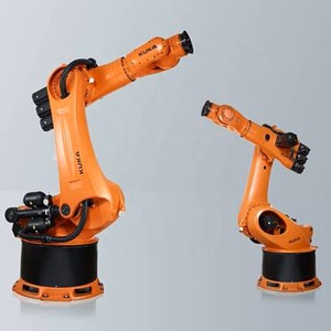 Robot industriel à 6 axes KR500 Fortec, bras articulé robuste pour la palettisation automatique, la manutention de boîtes sur rail, charge utile de 240 kg, moteur - Product Image 5