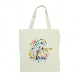 Sac fourre-tout en toile de coton pour femme, sac à bandoulière décontracté et tendance, sacs à main de créateur grande capacité, vente en gros - Product Image 3