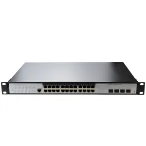 L3 24 ports 10/100/1000T + 4 ports 10G SFP + commutateur Ethernet géré