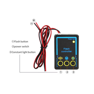 New 2 miếng <span class=keywords><strong>12</strong></span> LED cảnh báo Strobe <span class=keywords><strong>Lights</strong></span> Set khẩn cấp nhấp nháy đèn nguy hiểm Flash lưới tản nhiệt đèn phổ đồ đạc cho - Product Image 4