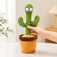 Jouet cactus dansant viral, jouet en peluche chantant, parlant et se contordonnant, jouet amusant pour enfants, ornement de décoration pour la maison