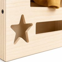 Boîte de rangement en bois d'acacia de 46 gallons pour coussins de mobilier de patio, oreillers, outils de jardin, accessoires de piscine, intérieur