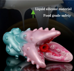 GEEBA Masturbatore Maschile in Silicone Morbido a Forma di Fiore di Vite con Foro Singolo, Giocattolo Sessuale per Adulti, Esercizio Penieno, Vagina Realistica - Product Image 5