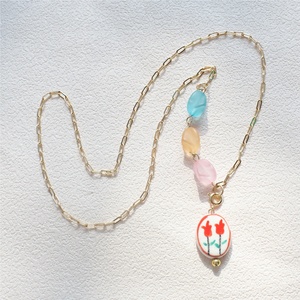 Collares y Pulseras con Colgante de Sol y Estrella en Color Dorado, Accesorios de Joyería de Cobre para DIY, Venta Caliente - Product Image 2