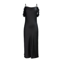 Robe de Nuit Sexy Sans Manches Épaules Dénudées en Faux Acétate, Col Luxe Léger, Cadeau Demoiselle d'Honneur, Robe de Nuit pour Filles et Femmes – Vente en Gros