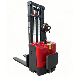 Chariot élévateur électrique avec fourches à déplacement latéral, alimenté par batterie, équipement de manutention de matériaux et de levage de palettes pour entrepôt - Product Image 2