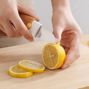 Nouveau produit : Couteau à fruits portable multifonctionnel en acier inoxydable, deux pièces, ambidextre, écologique, pour le camping et la maison - Product Image 3