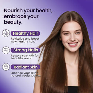 Gomitas de NAD+ Resveratrol Berberina Biotina Colágeno Queratina Zinc Vitamina K2 D3 Suplementos de NAD para Cabello y Uñas Adultos - Product Image 3